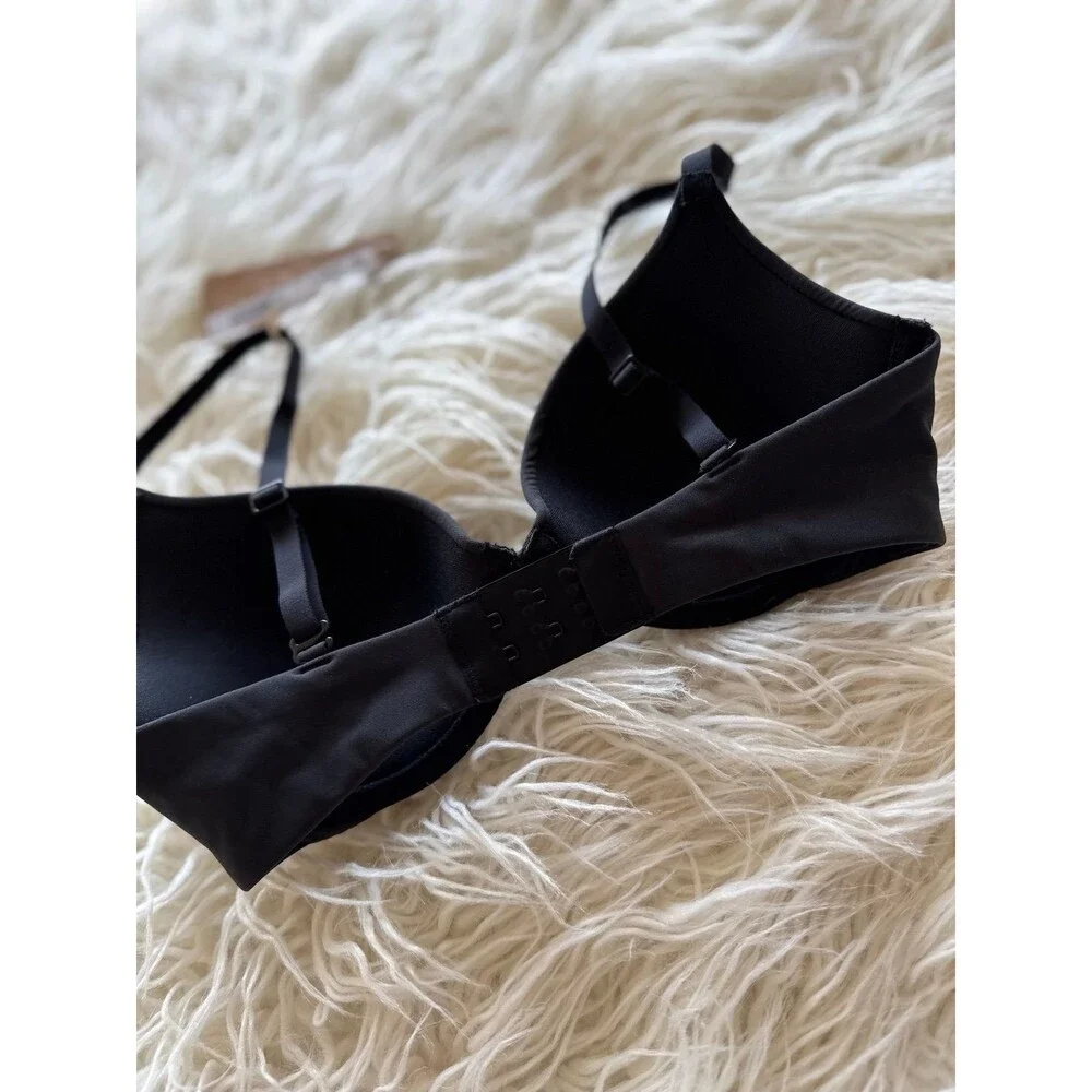 Skims Fits Everybody T-Shirt Bra Onyx Size 30C - Picture 6 of 7